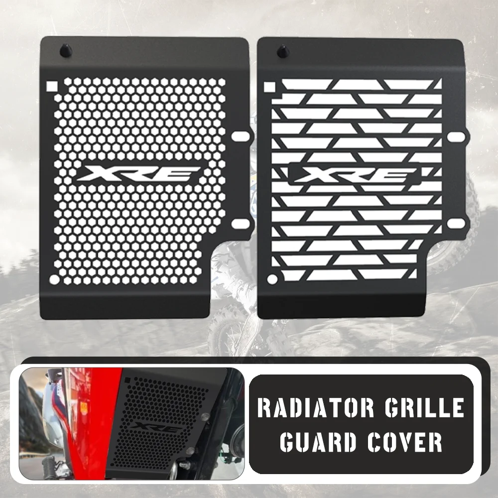 

2024 New Motorcycle Parts For Honda XRE300 XRE 300 2016 - 2023 Motocross Radiator Guard Grille Cover Protection Oil Cooler Guard