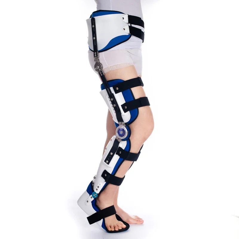 Knee Immobilizer  Hinged Knee Ankle Foot Orthosis Support Lower Limbs Brace knee joint fracture leg bracket