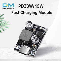 Type-C PD30W 45W Fast Charging Module For Mobile Phone DC8-30V PD3.0 PPS Fast Quick Charger Circuit Board QC3.0 SCP support VOOC