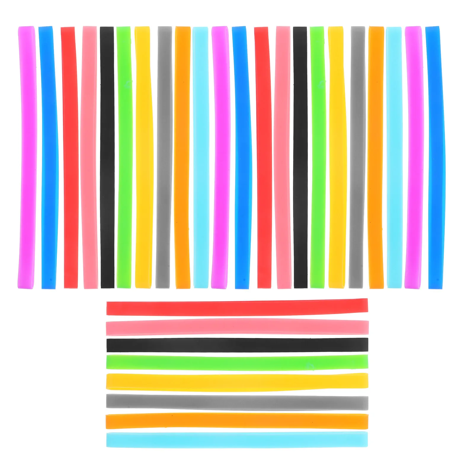 

30 шт. эластичных лент для блокнотов разных размеров, растягивающиеся фиксирующие ленты, аксессуары для путешествий, скрапбукинга и журналов