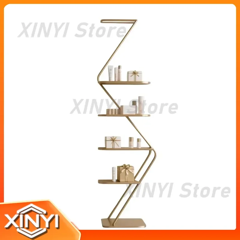 Cosmetics Display Cabinet for Beauty Salon for Retail Store for Makeup Artist Multi-layer Product Display Shelf Sample