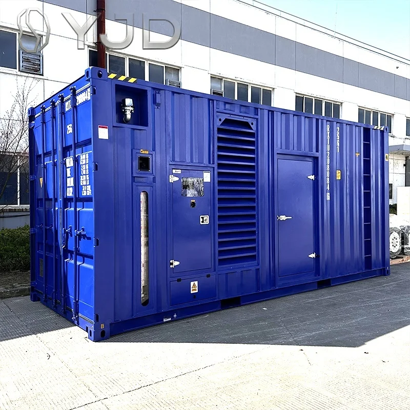 Container Generator 1200kw/1500kva Cummin Diesel Generator Set Three Phase Stamford Alternator ATS Option with CE