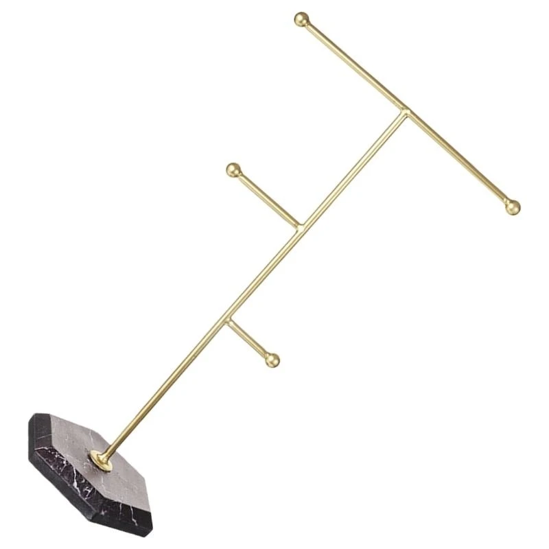 

C71D Multipurpose Jewelry Holder with Sturdy Base Presentation Rack for Earrings Rings and Accessories Bracelets Watch Stand