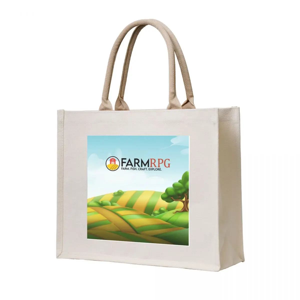 

Farm RPG Tote Bag Women's beach bags tote bag screen cloth bag woman