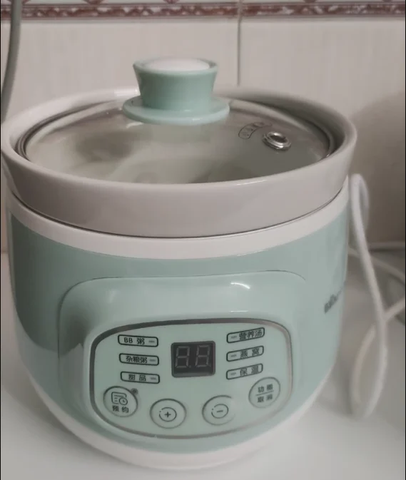 220V Bear fully automatic Mini Stew pot Porridge casserole household electric stew ceramic BB soup porridge cooker AE