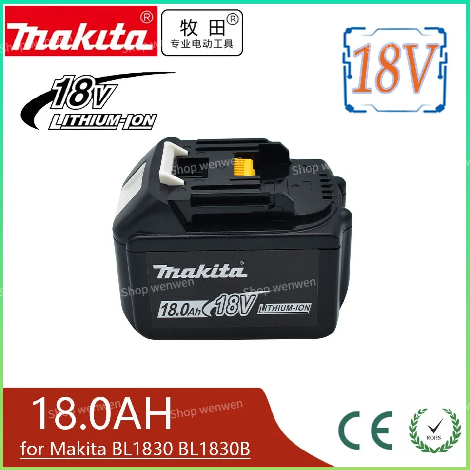 

Original Makita Replacement 18V 18.0Ah Battery BL1830B BL1840 BL1840B BL1850 BL1850B Rechargeable Battery LED Indicator