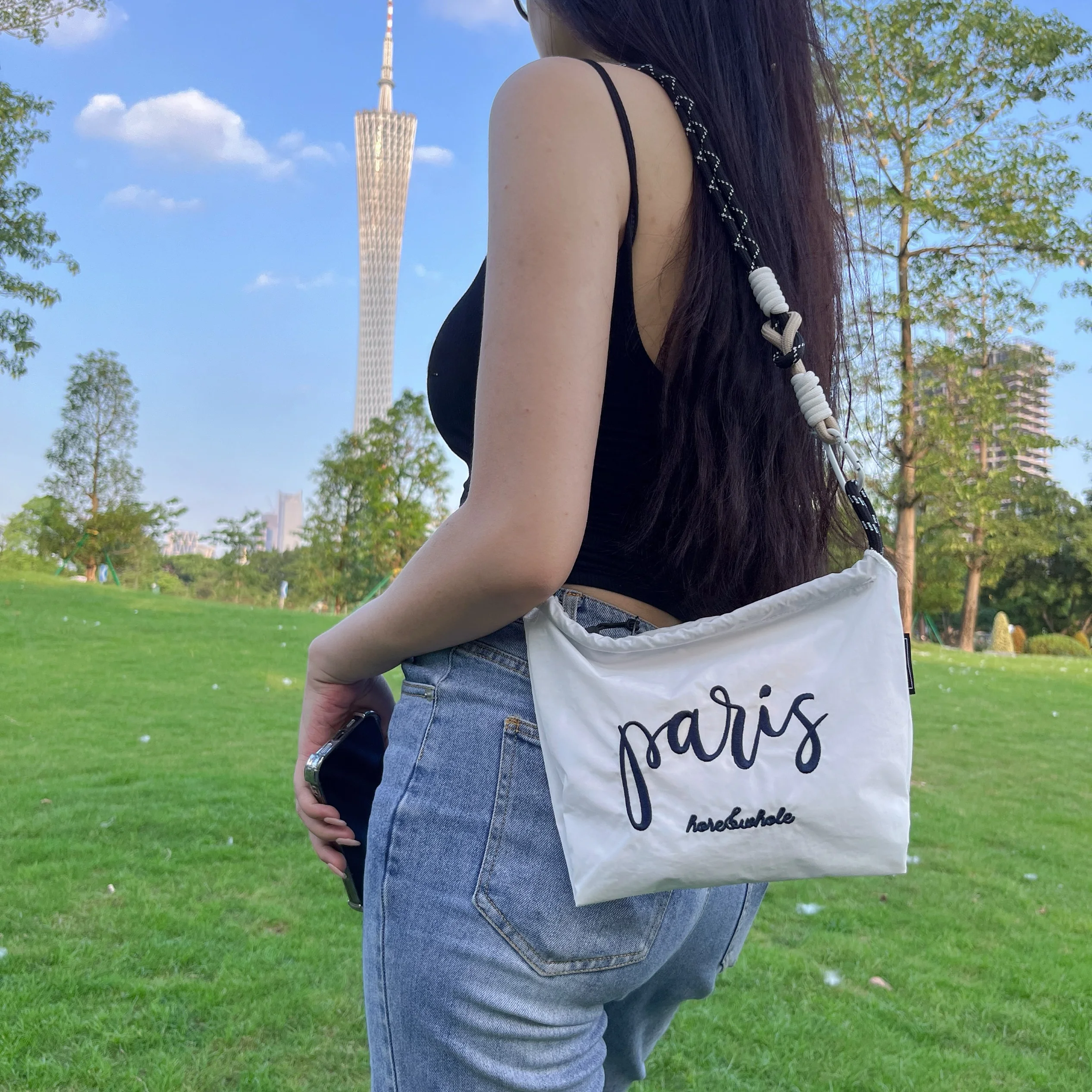 

Large Capaci Commuter Women's Tote Bag 2025 New Collection Faion Canvas Bag Single oulder Crossbody Bag Korean Sle