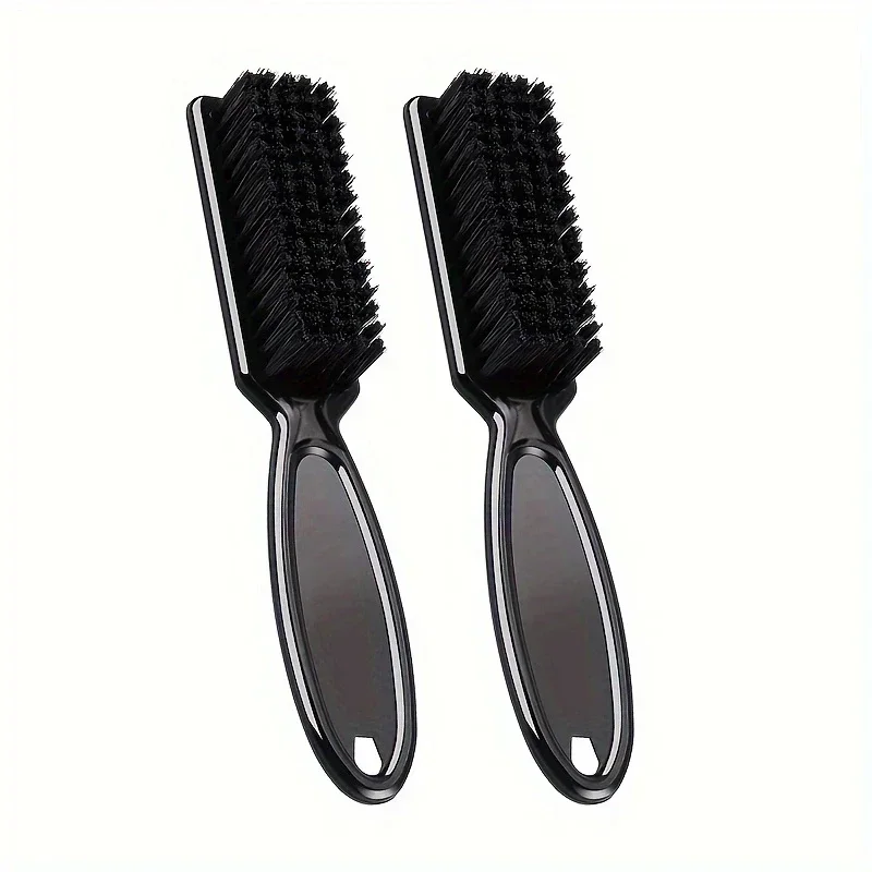 

Barber Neck Duster Brush Sets Plastic Handle Hairdressing Soft Hair Cleaning Brush Head Shape Carving Cleaning Brush
