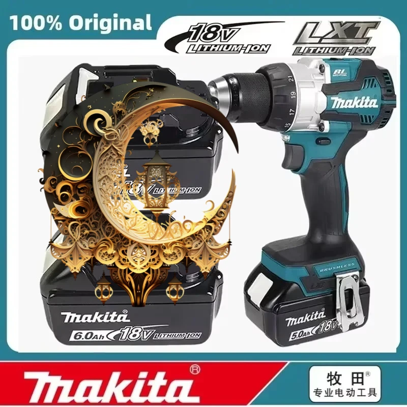 

for Makita 18V Genuine Makita 6Ah Battery BL1830B BL1850B BL1850 BL1840 BL1860 BL1815 Replacement Lithium Battery