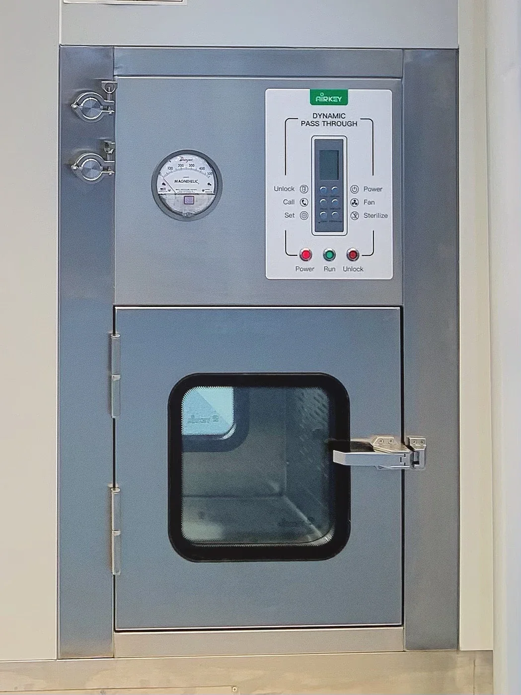 Factory Supply Stainless Steel 304 Cleanroom Air Shower VHP Dynamic Pass Box