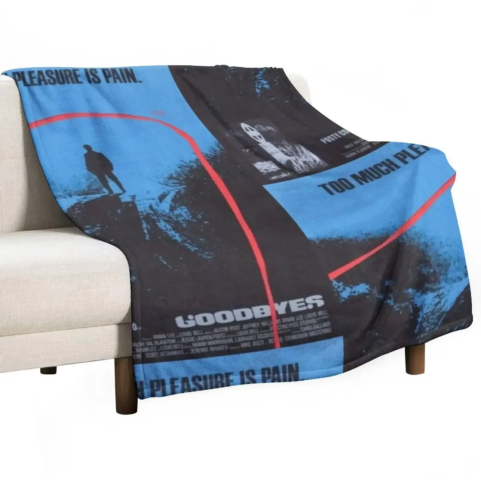 

posty - GOODBYES album cover Throw Blanket Custom Decoratives Sofas Blankets