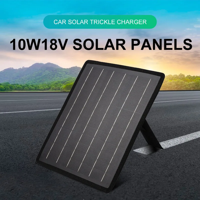 omni-in 10W18V solar panel, car and yacht charging panel, solar photovoltaic panel, outdoor bracket energy storage