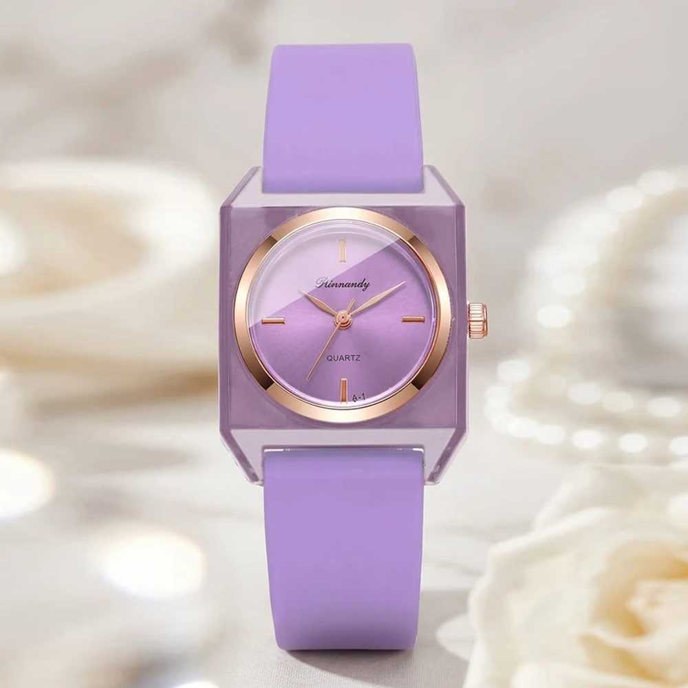 1Pc Unisex Jewelry Watch Women's Wristwatch Accessories Purple Fashion Business Elegant Classic Exquisite Bracelet Y2K Party Gathering Daily Wear Birthday Holiday Gift Travel Vacation Music Festival Perfect Gift