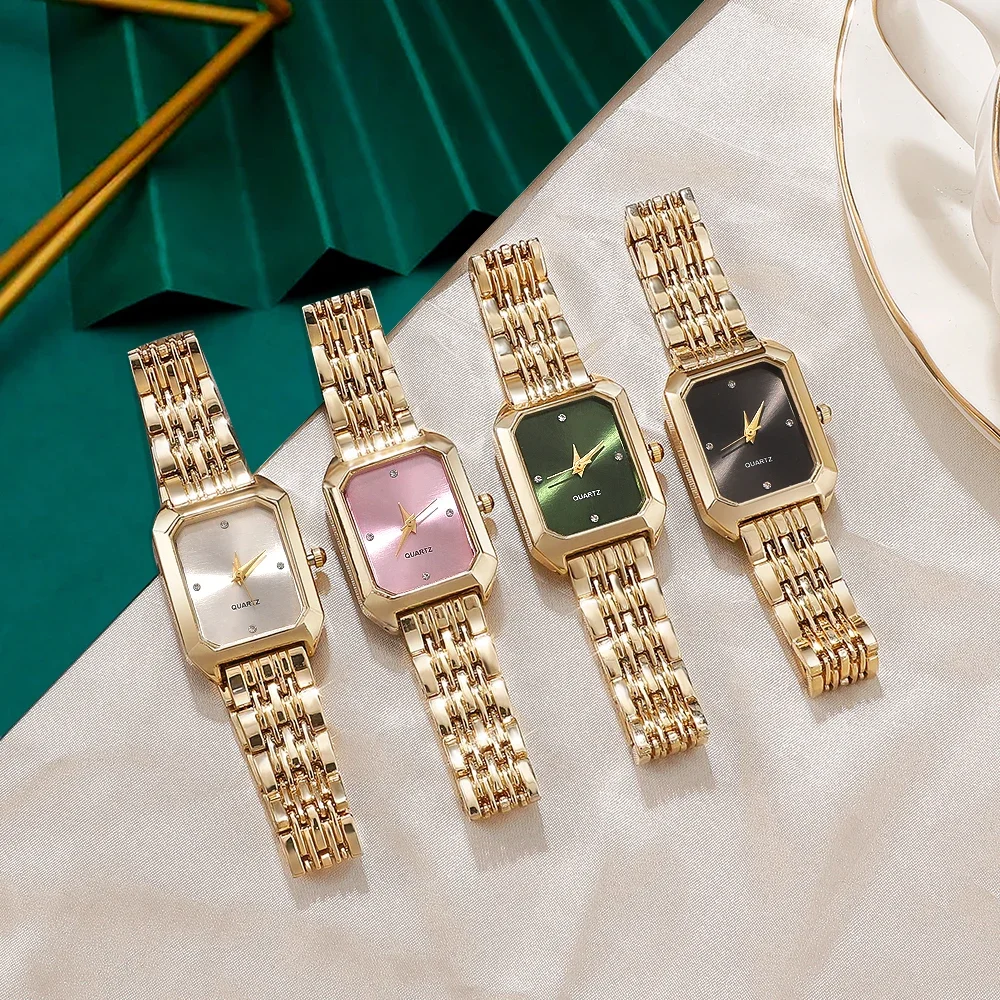 1pc Ladies' Elegant and Fashionable Square Quartz Watch - Festival Gift for Friends and Family