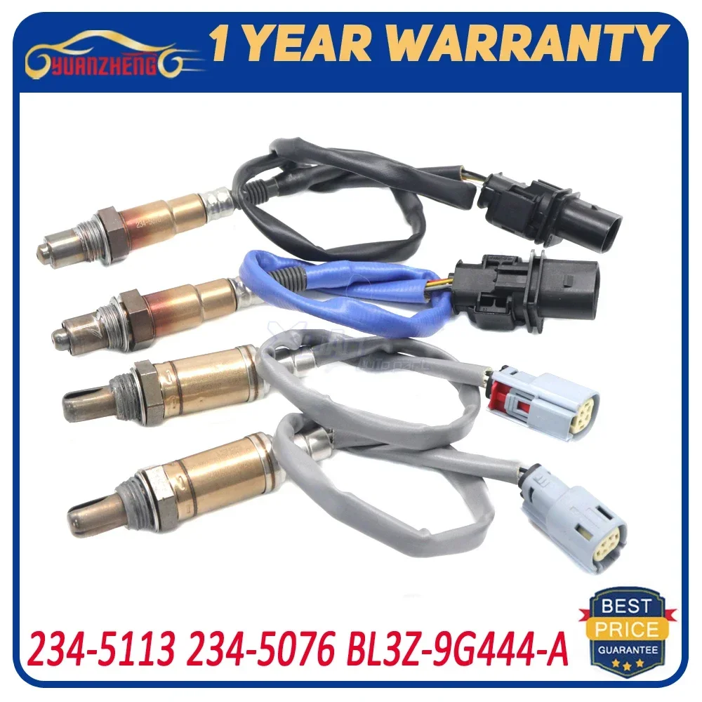 

4Pcs Upstream & Downstream Oxygen O2 Sensor Car 234-5113 234-5076 BL3Z-9G444-A For Ford F-150 5.0L 6.2L 2011-2014