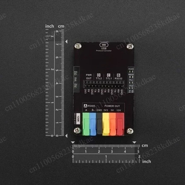 4-Way USB Serial Communication Adapter Multi-Channel Converter Support RS485 TTL Signal Transfer Development Board Accessory
