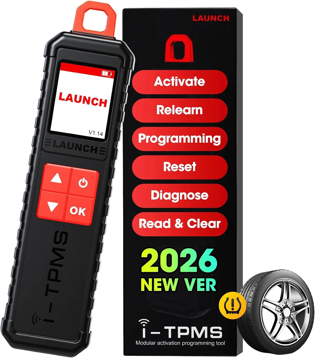 LAUNCH Car Tire Pressure Inspection Tool TPMS Programming Tool TPMS Sensors Activation Tools