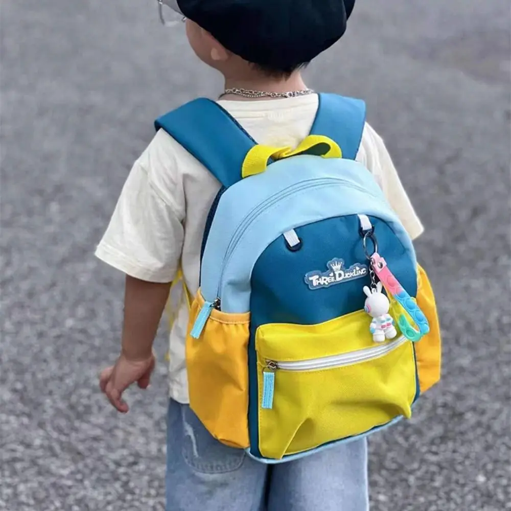 

Lightweight Kindergarten Schoolbag Large Capacity Wear-resistant Children School Bag Colorful Spine Protection Kid Backpacks