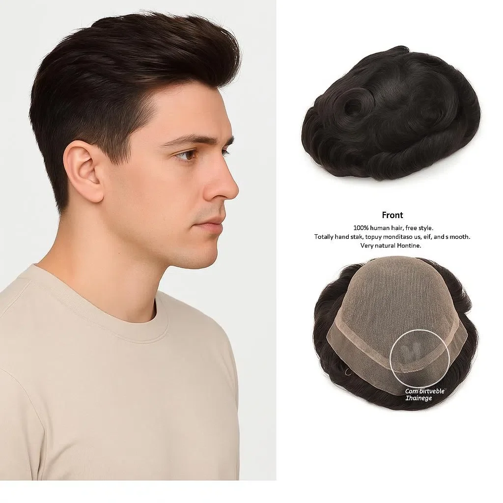 Budget Men Toupee Q… - image