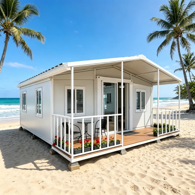 Expandable Container House Prefabricated Folding Home Portable Living Unit for Camp Office and Site Housing Customized