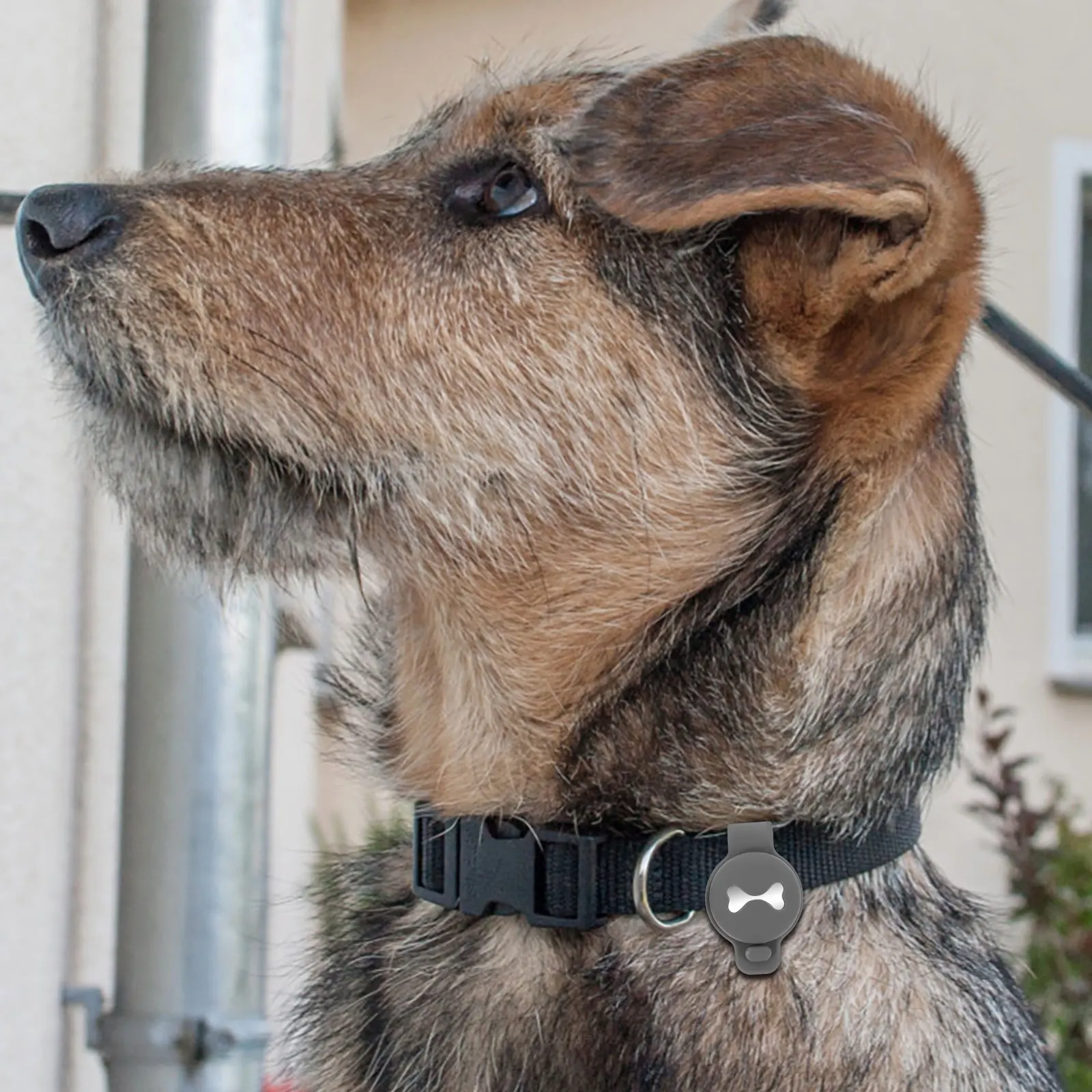 

2Pcs Pets Anti-Lost Protection Sleeves Compatible Black Grey Wear-Resistant Scratch-Resistant Lightweight Tracer Covers