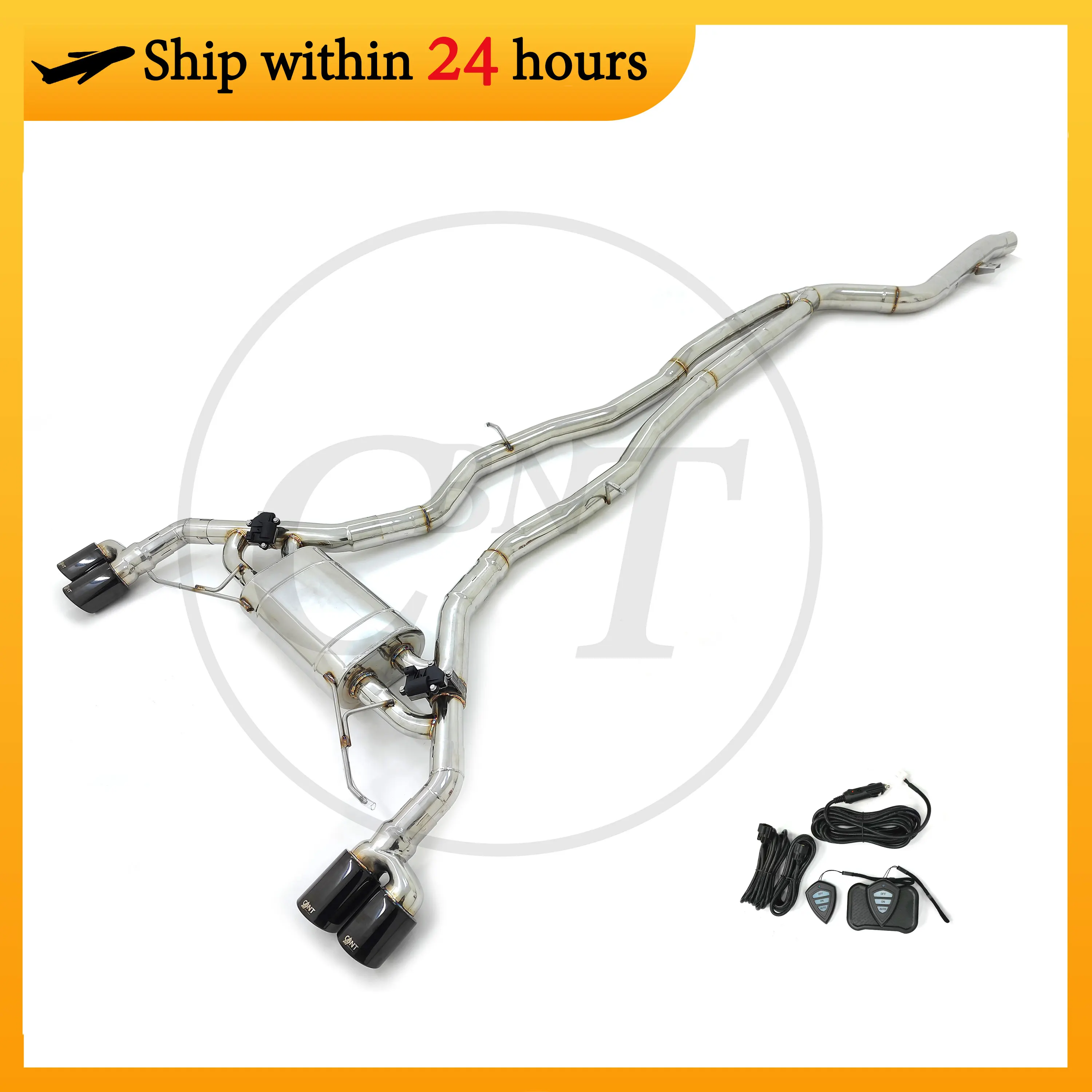 

CBNT Exhaust Systems for BMW X3 X4 G01 G02 M40i B58 3.0T Catback with Valve Muffler High Quality SS304 Valved Exhaust Pipe