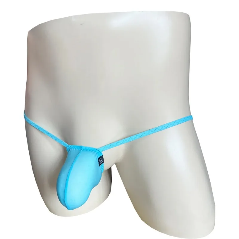 

Sexy Men Low Rise Mini G-string Jockstrap Bulge Pouch T-back Breathable Erotic Thongs Soft Underpant Bikini Trunks Panties