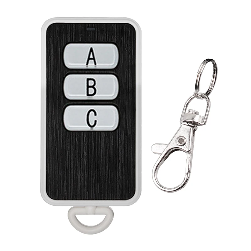 

433MHz 3 Key DC6V Ultra-thin Learning Code Remote Control For Electric Door Curtain Door Gate etc