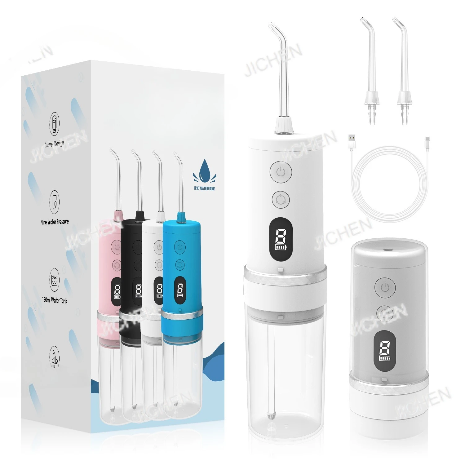 

Electric Tooth Flusher Household Portable Water Dental Floss Cleaning Mouth Rinser Tooth Washer