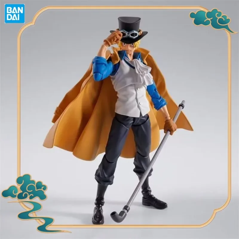 

Original BANDAI S.H.Figuarts One Piece Sabo Naval Revolutionary Anime Action Figure Model Toys Collection Doll Gifts In Stock