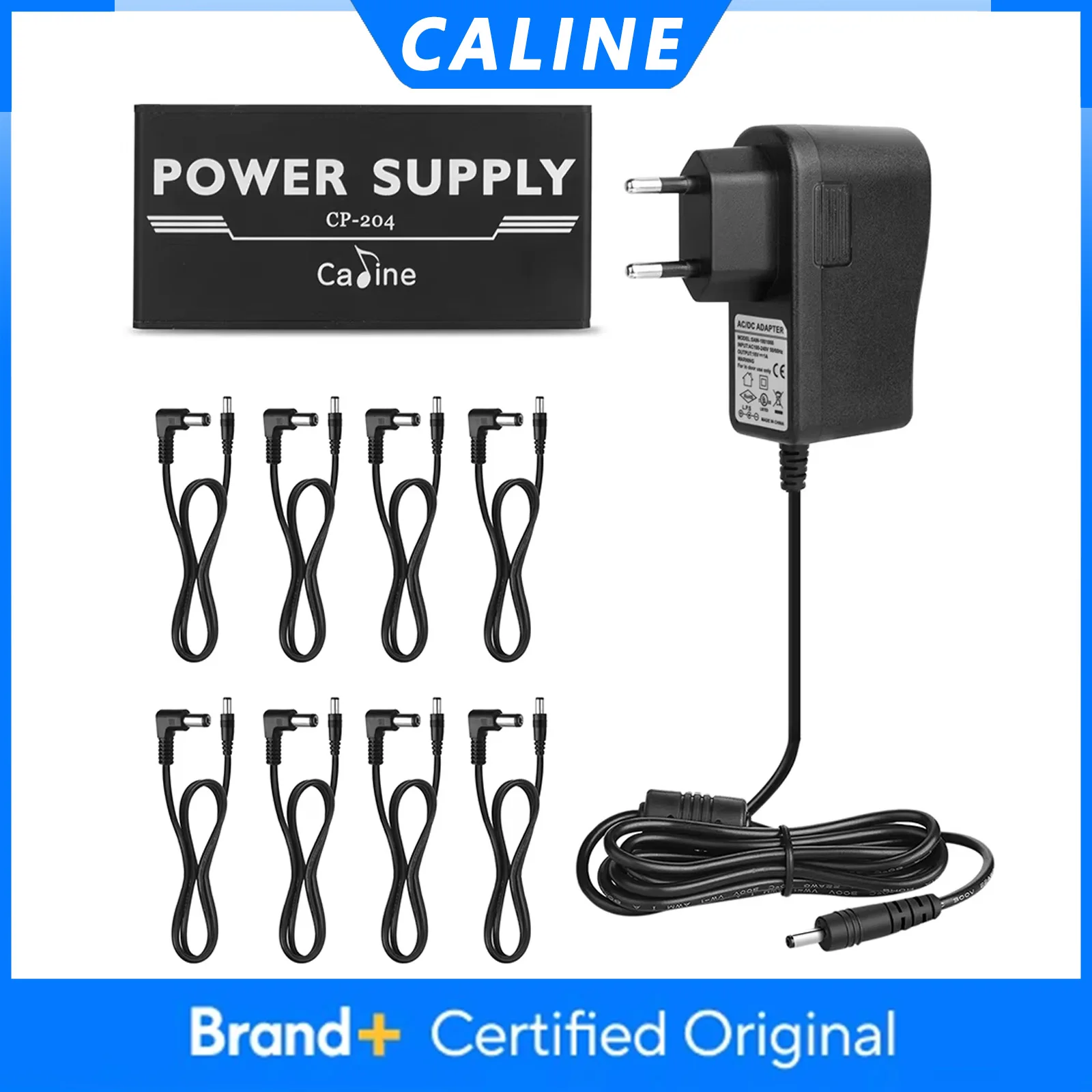

Блок питания для гитарных эффектов Caline CP-204, 8 изолированных выходов, защита от помех, 9В/12В, разные выходные напряжения для гитарных педалей