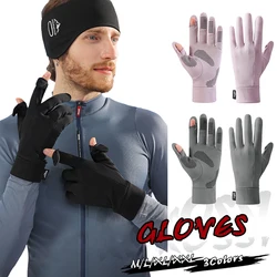 KoKossi Running Gloves Non-slip Plam Winter Keep Warm Cold-proof Windproof Cycling Skiing Hiking Outdoor Sports Gloves Women Men