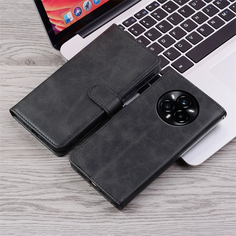Für Realme 14 Pro Hülle Brieftaschen-Leder-Flip-Cover für Realme 14 Pro Plus Hülle Buchhülle für Realme 14 Pro Plus 5G Handyhülle
