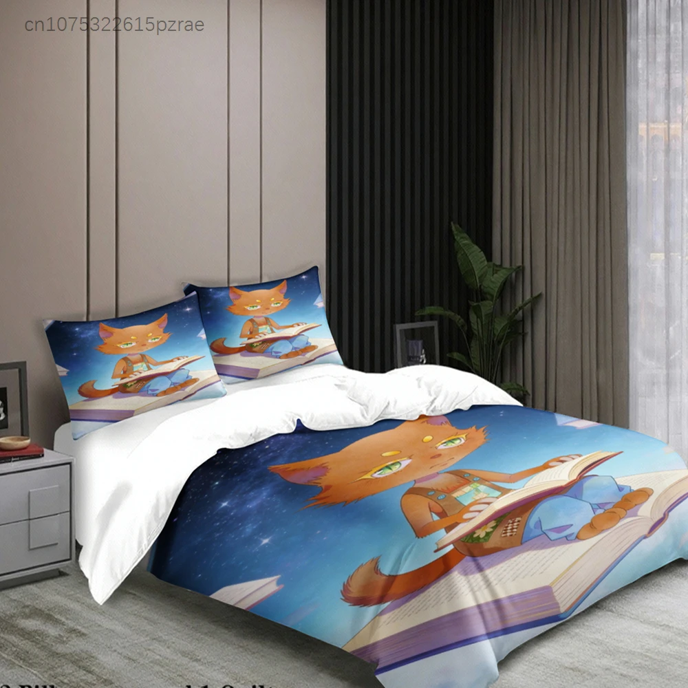 Softville Cozy Town Cute Fern The Quilt Fox Bedding Set With Duvet Cover & Pillowcase For Children's Bedroom Decor