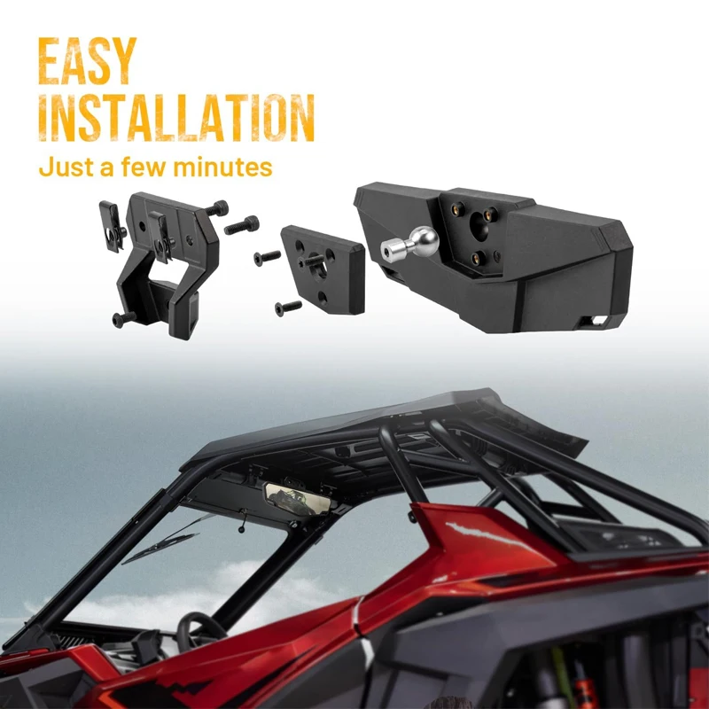 Specchietto centrale retrovisore UTV convesso per Polaris RZR XP 1000 /4 2024 /RZR Trail