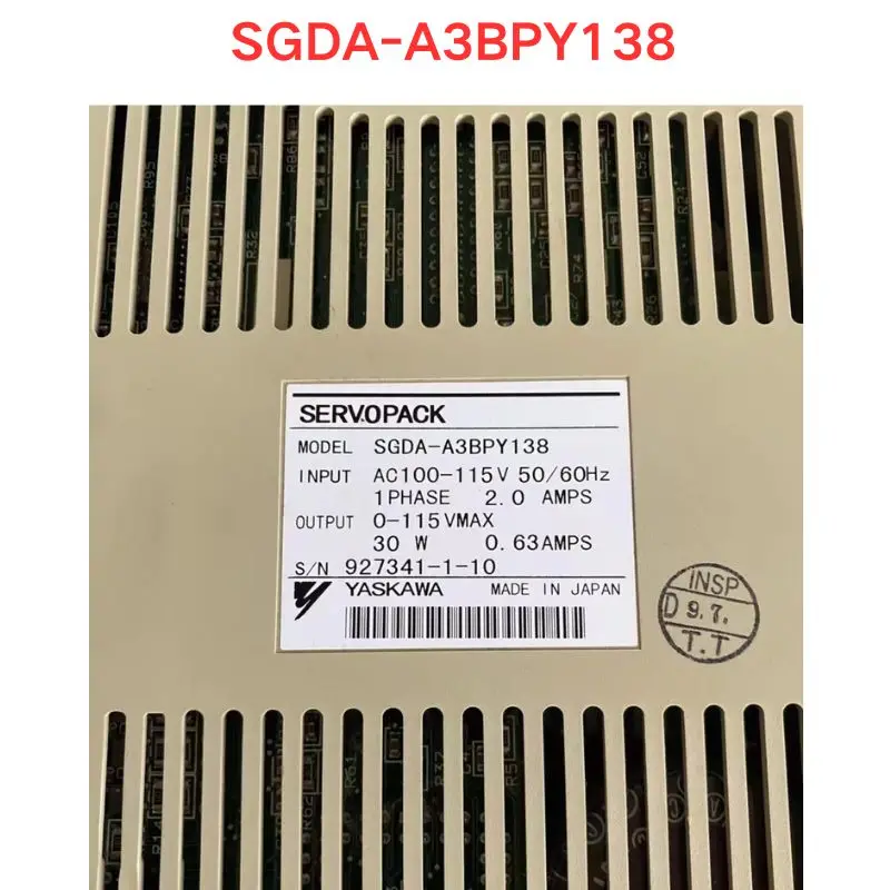 Used Fast delivery SGDA-A3BPY138 drive Functional test OK Fast delivery