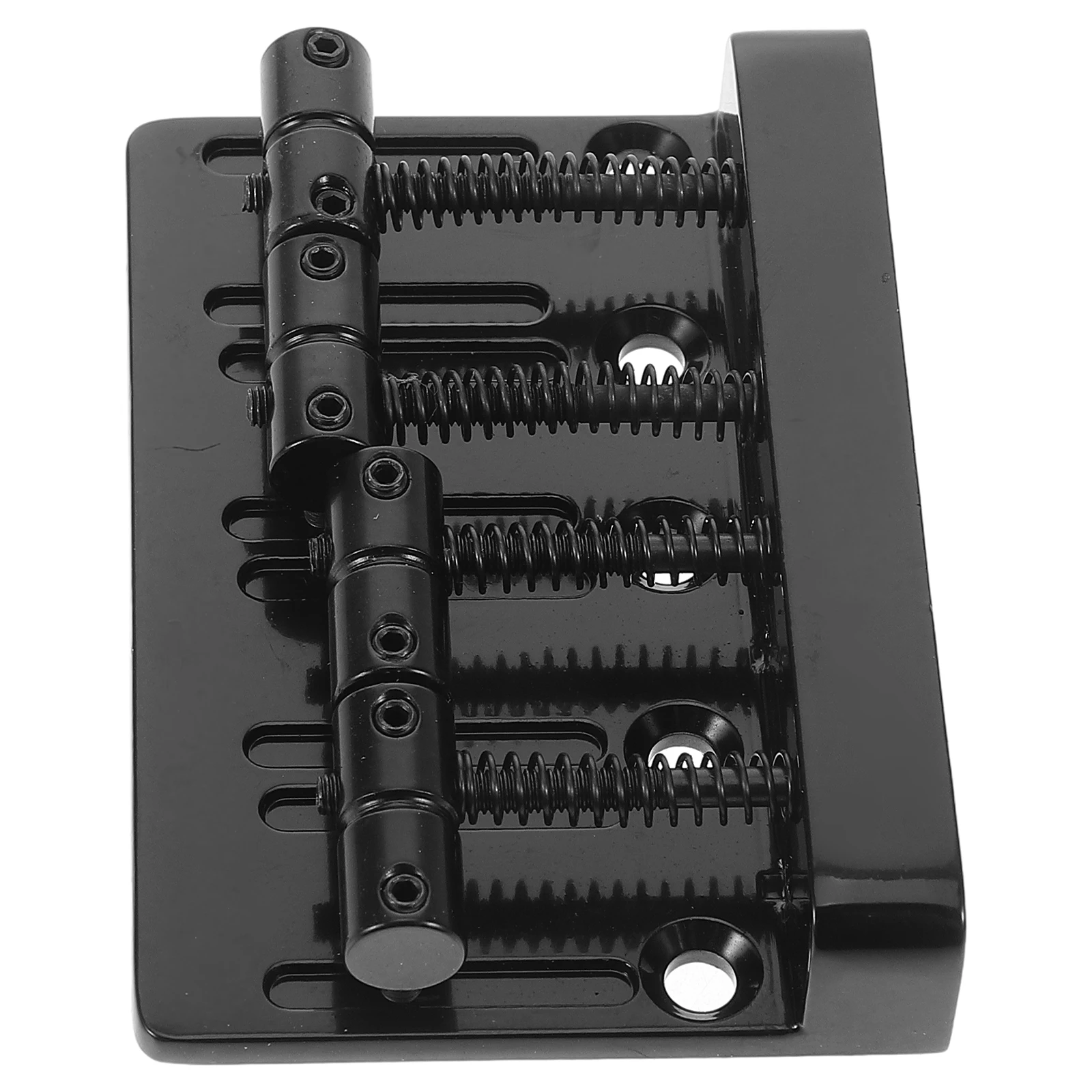 

4-String Electric Bridge Durable Metal Parts 795x469MM Saddle Tailpiece for Guitar Metal Guitar Bridge Tailpiece Accessories