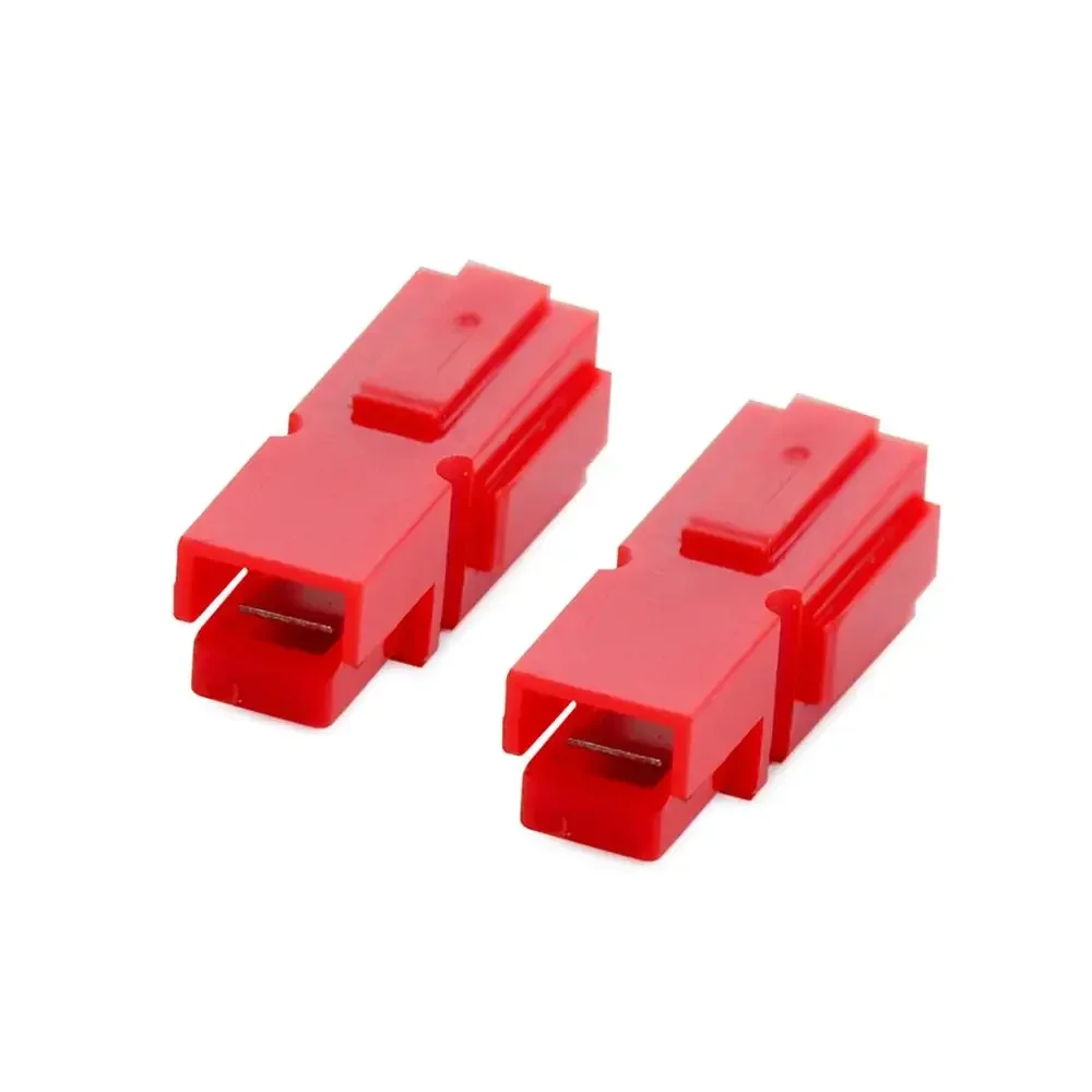 30A 2Pin Power Pole Connectors Red Black, Interlocking Terminal Plug for Marine RV Solar Battery Systems