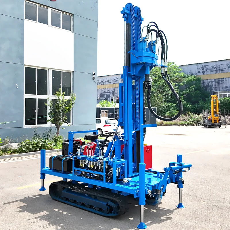 Customized RLD-260 200meter 300m Crawler Hydraulic Diesel Engine Borehole Drill Machine Drilling Rig Well