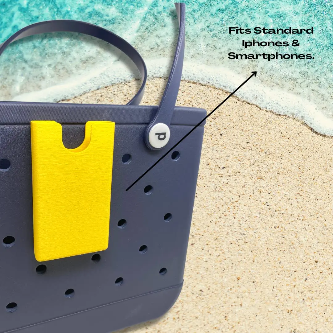 Accessoire de support de coque de téléphone pour sacs Bogg, étui en plastique, compatible avec tous les sacs fourre-tout de plage en caoutchouc,