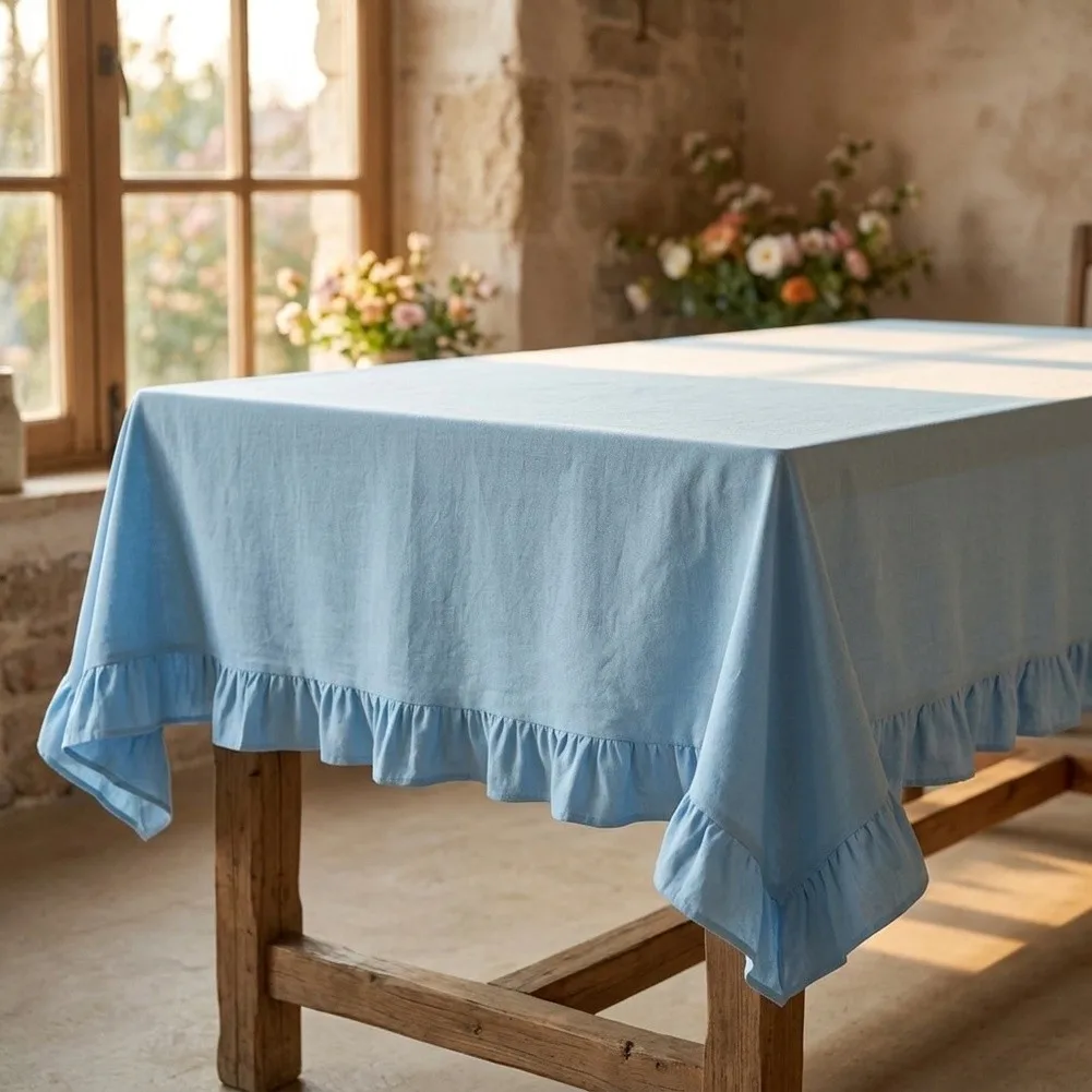 For Stylish Dining Events Cotton Dining Cover Unique Table Setting Decor Decorative Accent for versatile For Outdoor Gatherings