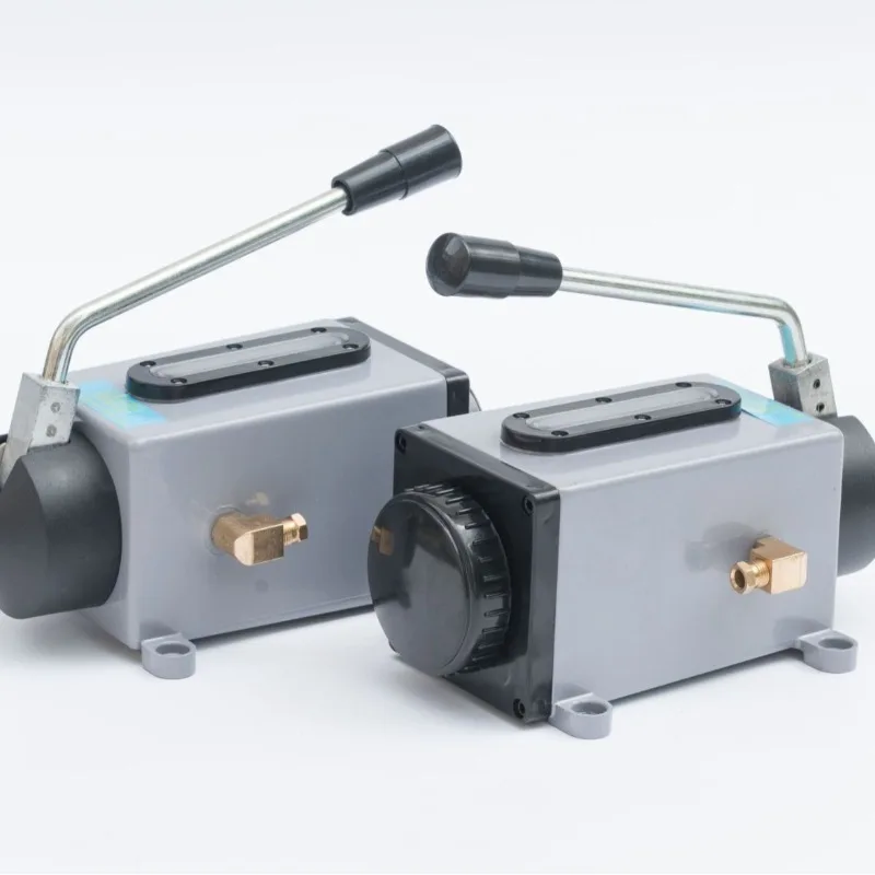 Y-6 Y-8 Hand Pressure Lubricating Oil Pump, Manual Punch Oil Injector Single/Double Outlet