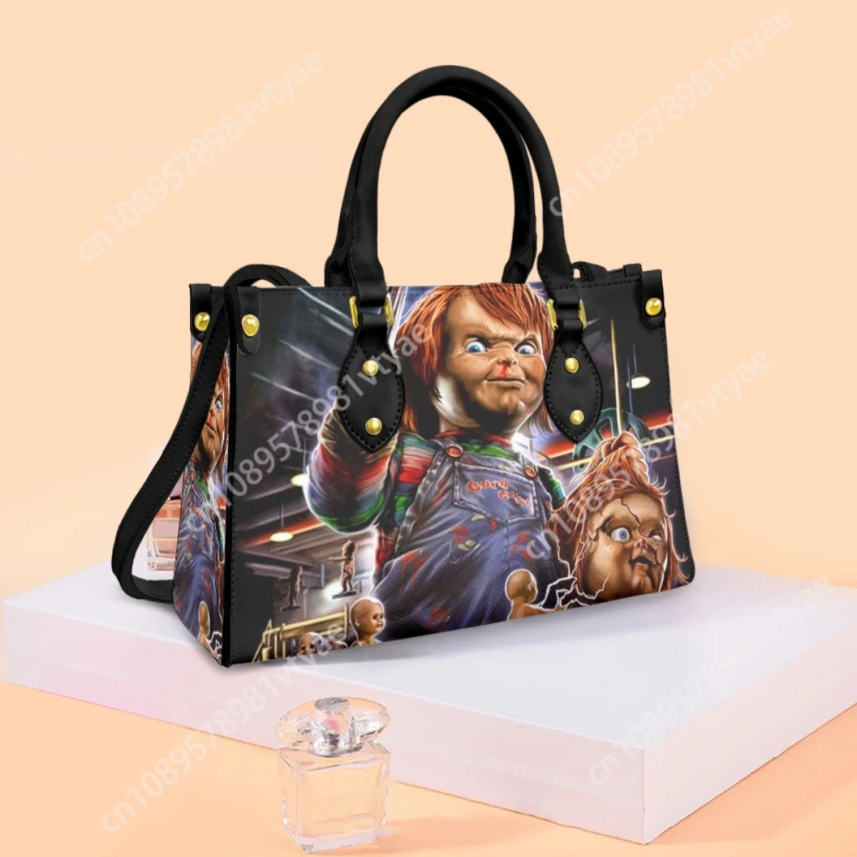 Childs Play Chucky Design Fashion Women Handbags Woman Cross Body Bags Small PU Leather Female Tote Shoulder Bags bolso de mujer