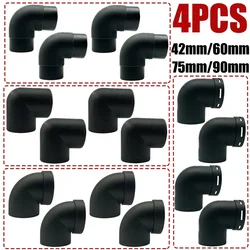 4X 42/60/75/90mm Plastic L-Shaped Air Pipe Elbow Outlet Connector For Webasto Eberspaecher Diesel Parking Car Heater Accessories