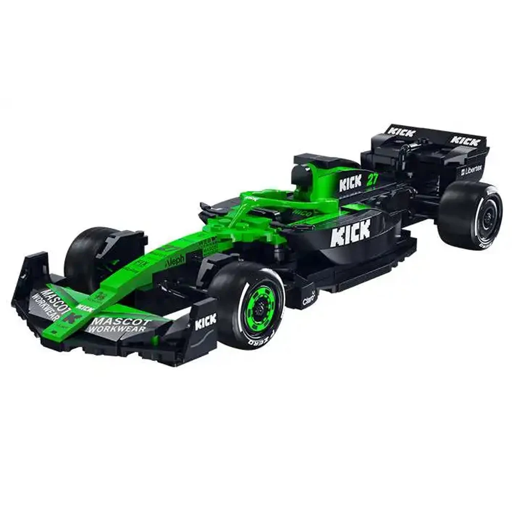

Speed Racing Car Building Block 1:24 Scale 2025 Kicks Saubers C45 Vehicle Model Bricks Racers Figures Toys For Boys Gifts