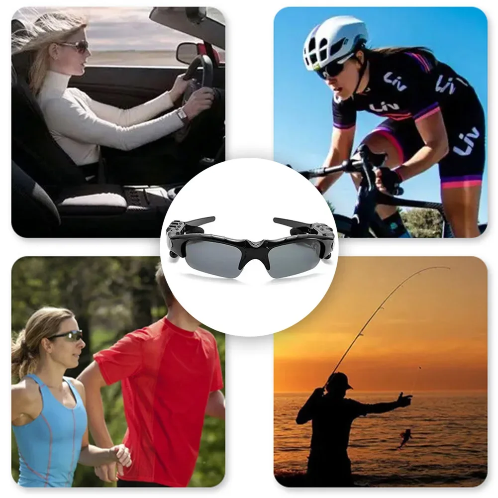 5.0 Smart Bluetooth Audio Glasses Outdoor Sports Cycling Surround Sound Headphones Listen To Music Call Polarized Sunglasses+box image 6