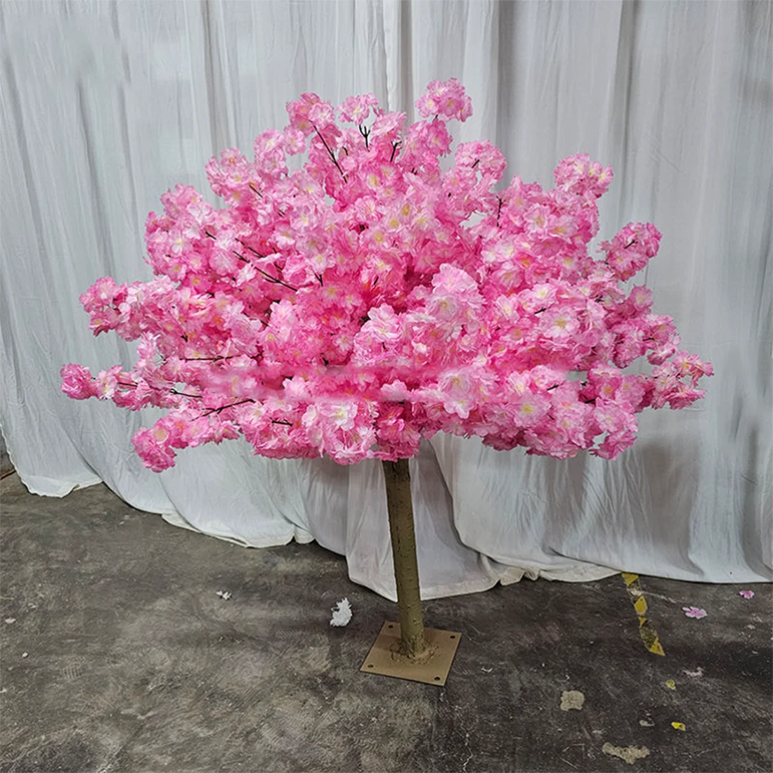 

Pink Artificial Cherry Blossom Tree Wedding Decoration Faux Plant Flower Arrangement for Decor