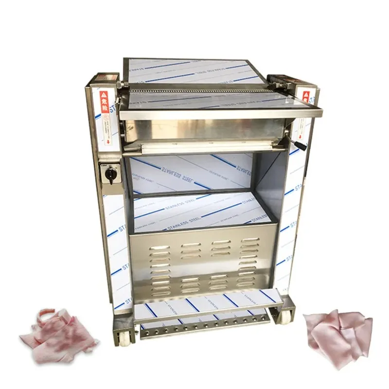 2026-Semi-Automatic Electric Pork Skinning Machine Pig Meat Removing Machine