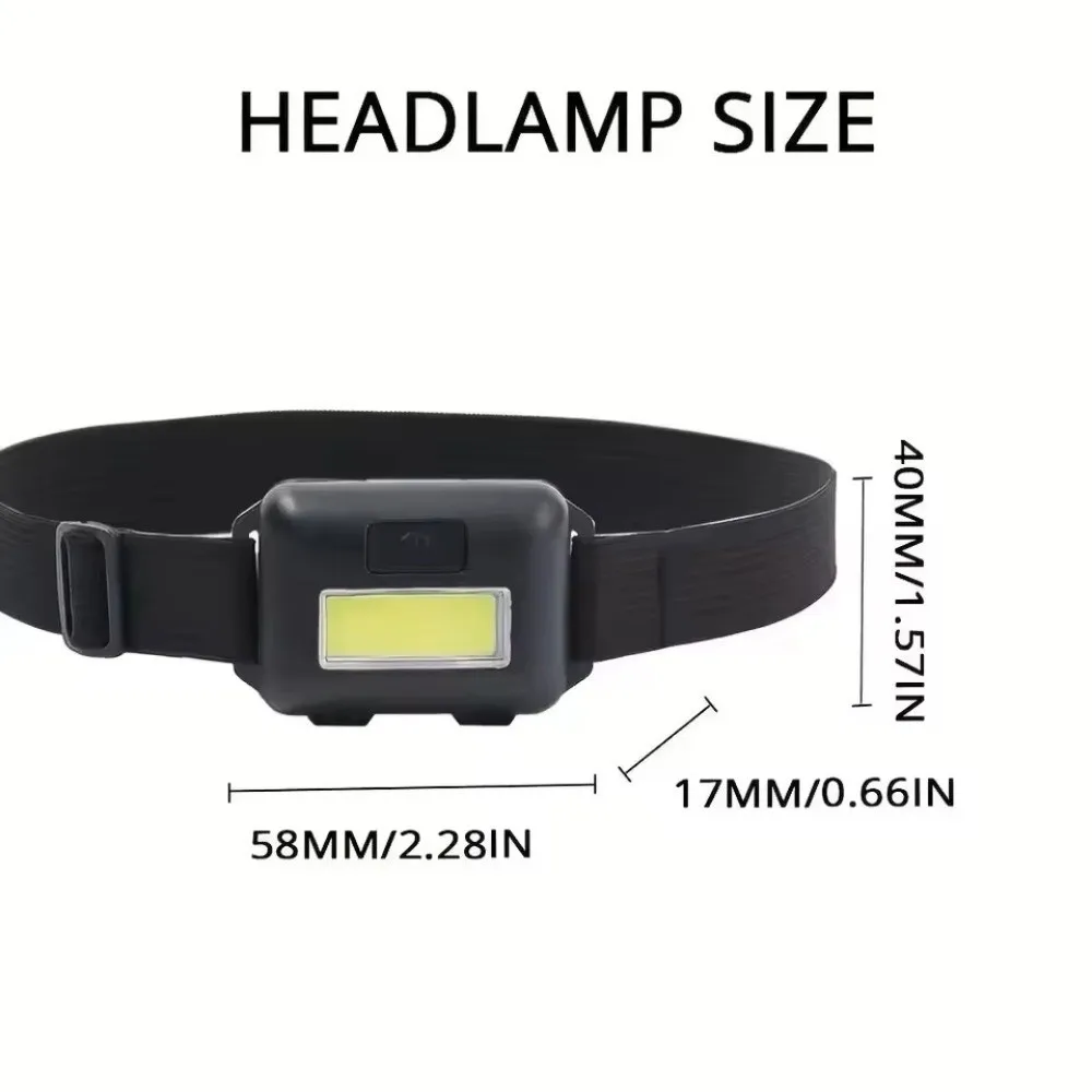 New Super Bright LED Headlamp Head-mounted Lighting Flashlight Cap Light Outdoors Flashlight Head Light Night Riding