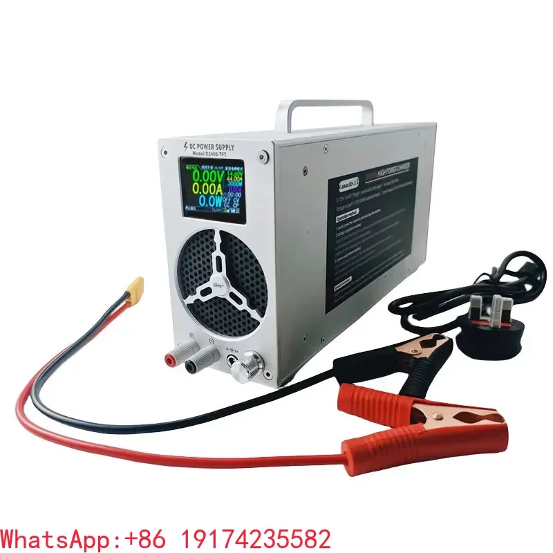 DDP Powerful 3000W 0-60V 0-50A 0-120V 0-25A Voltage Current Adjustable Fast Charger Adapter For Li Ion Lifepo4 Lead Acid Battery